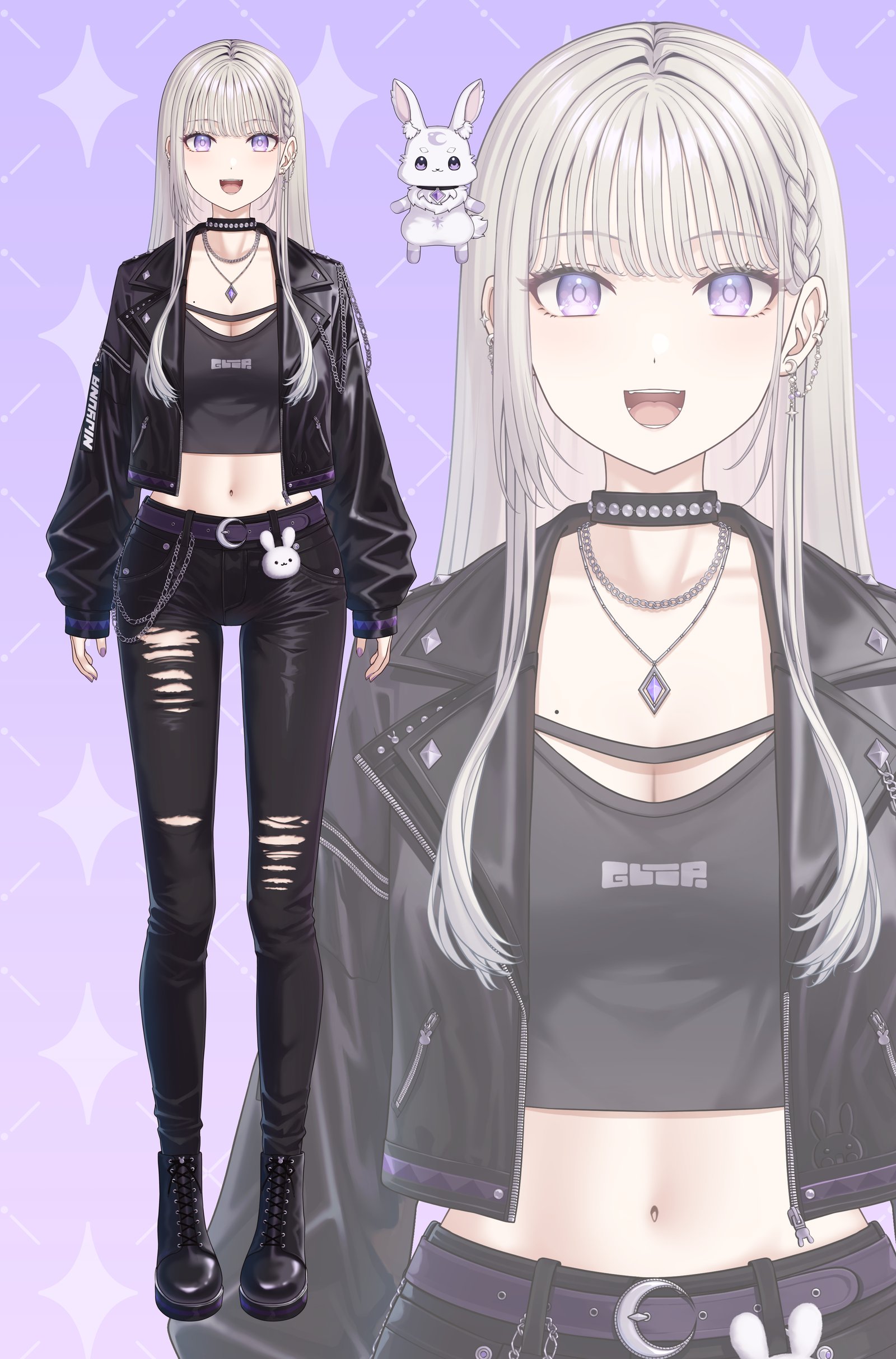 にじゅな様新モデル告知用イラスト