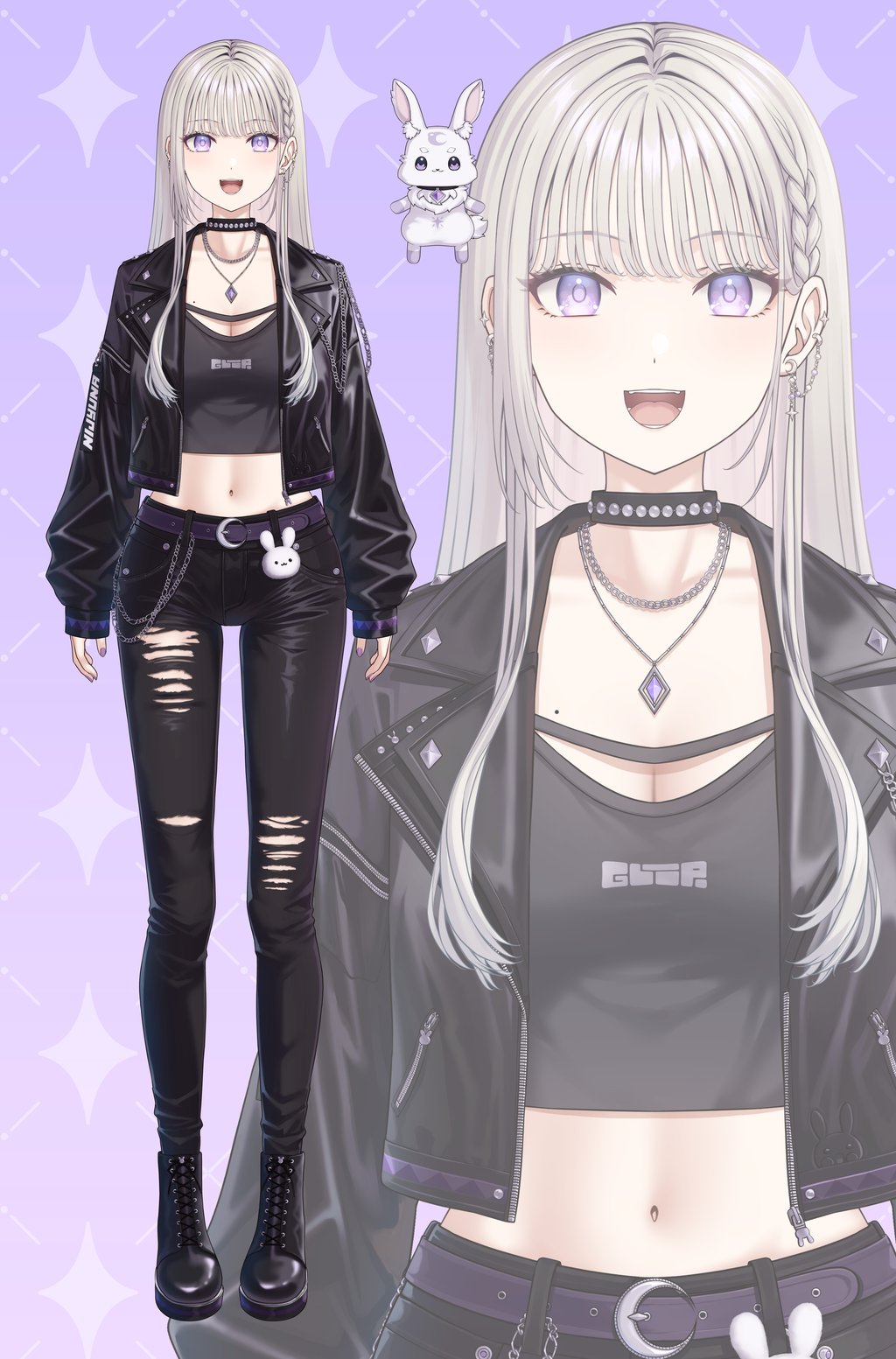 にじゅな様新モデル告知用イラスト